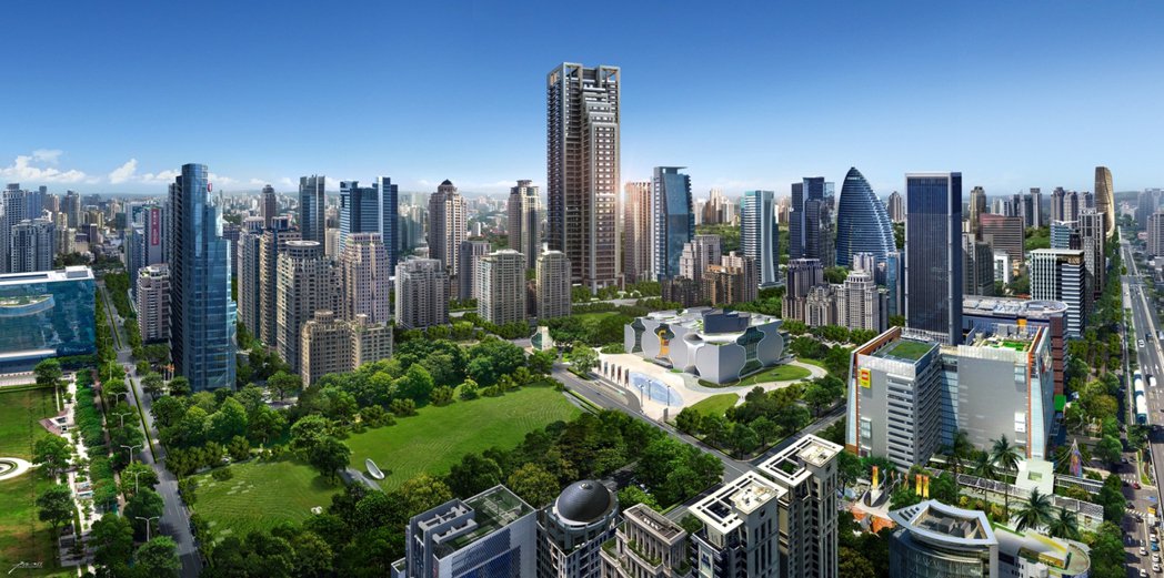 「鉑金愛悦」建築外觀示意圖 照片/業者提供