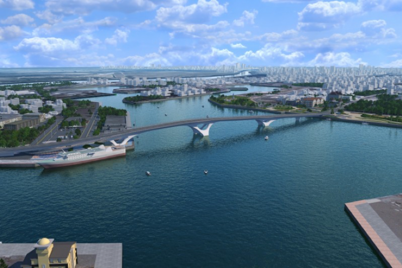 安平五期重劃區周邊重大建設依序到位，安平港跨港大橋新建工程帶動觀光產業進一步發展。（圖／風傳媒資料照）